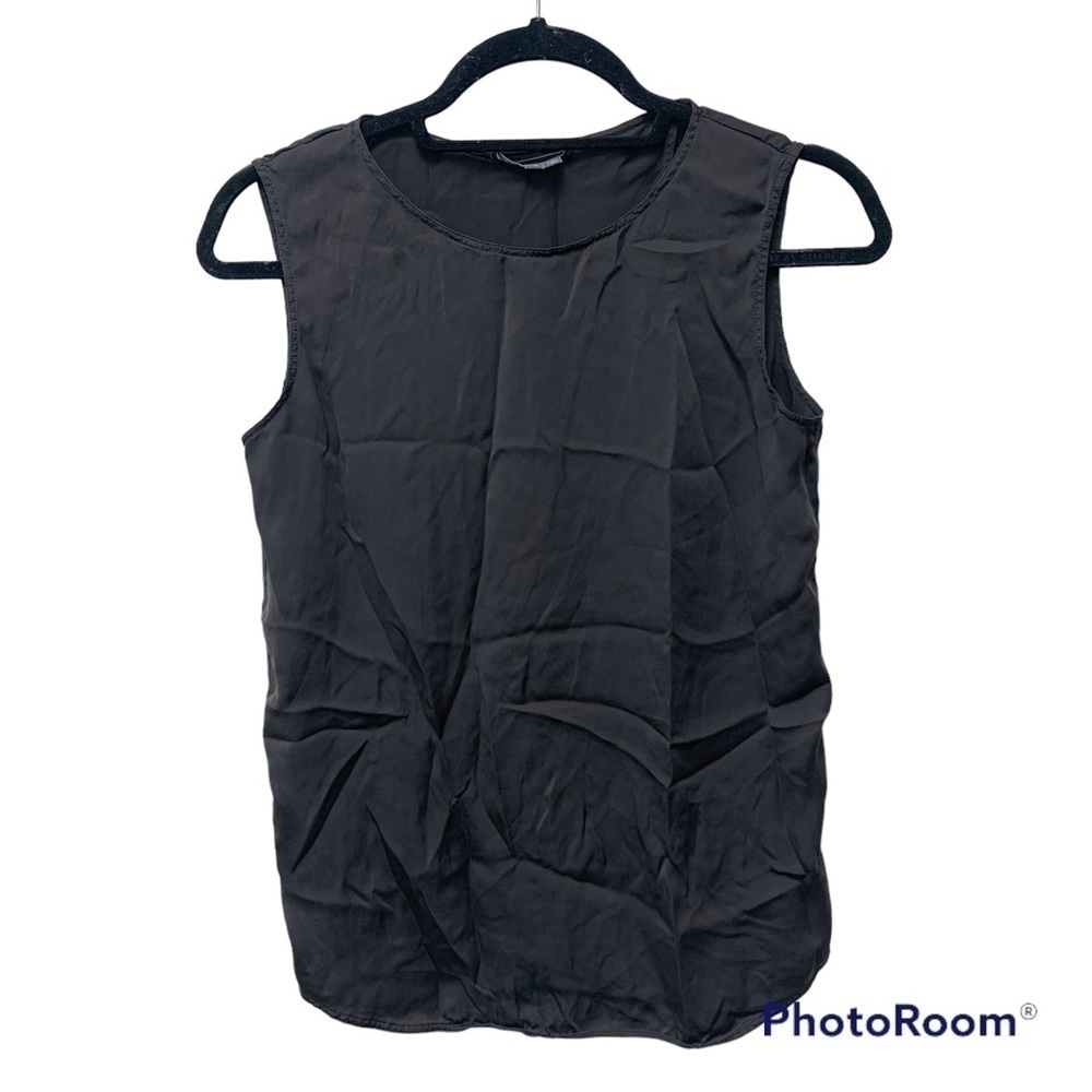 Vince 100% Silk Split Back Blouse